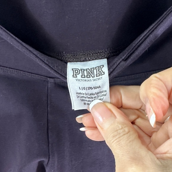 PINK Victoria's Secret Black and Pink Ombre Leggings - Picture 2 of 4